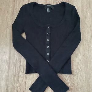 Long sleeve crop top